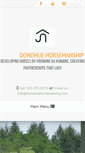 Mobile Screenshot of donohuehorsemanship.com